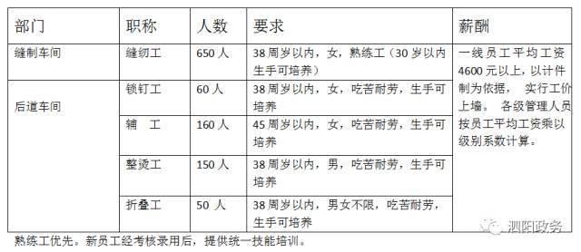 泗阳招工最新消息全面解析